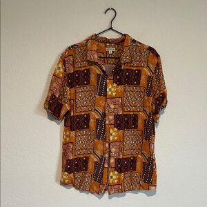 Earthbound Button Up Printed Shirt